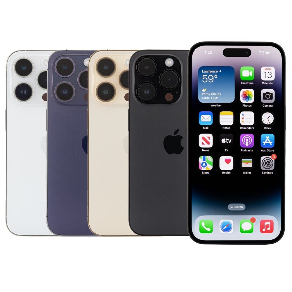 Apple iPhone 14 Pro 128GB 256GB 512GB 1TB Verizon AT&T T-Mobile