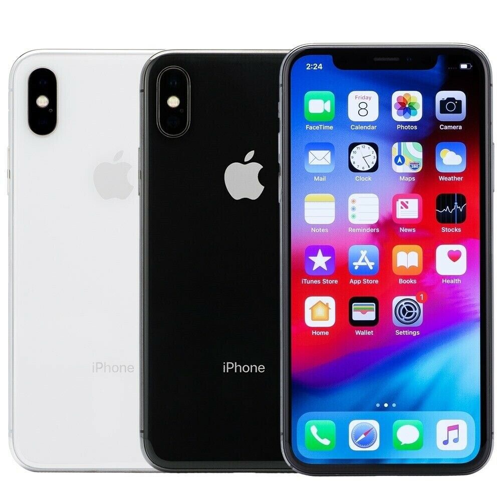 Apple iPhone X 64GB 256GB Verizon AT&T T-Mobile Unlocked (Good) | eBay
