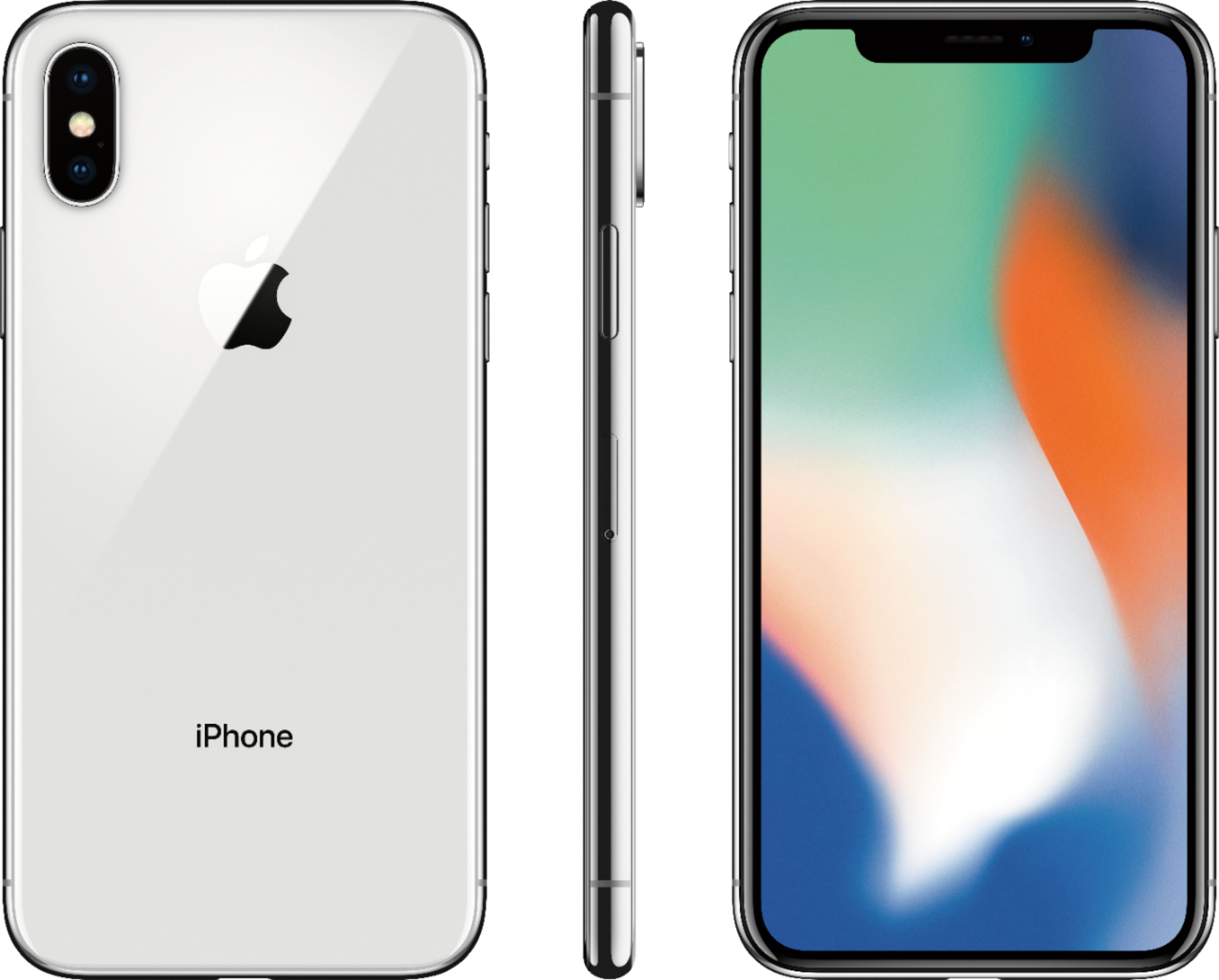 Apple iPhone X A1865 (Unlocked) 64GB Silver (Excellent) | eBay