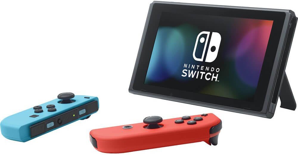 Nintendo Switch - HAC-001 - 32GB - Red & Blue Joy Con (Very Good