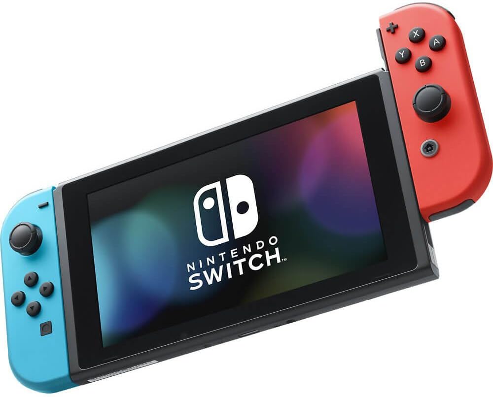 Nintendo Switch - HAC-001 - 32GB - Red & Blue Joy Con (Very Good